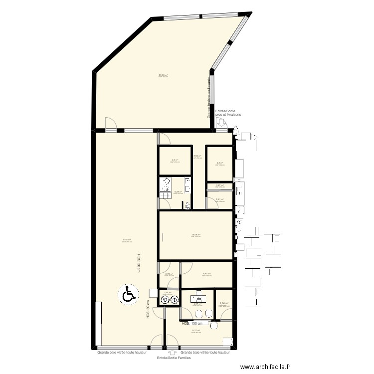 Charles de Gaulle PROJET PST THIAIS PMI V 150922. Plan de 15 pièces et 200 m2