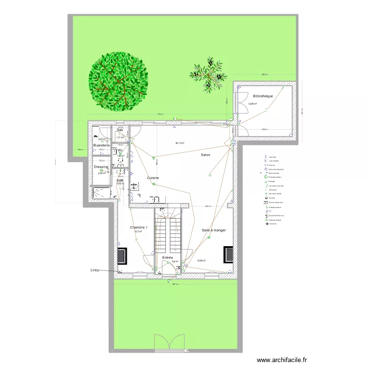 doumerc 2 electrique. Plan de 