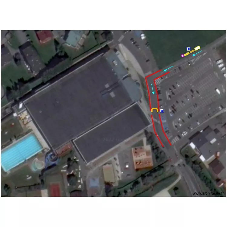 HR ALPS - MEGEVE DEPART STAGE 7. Plan de 