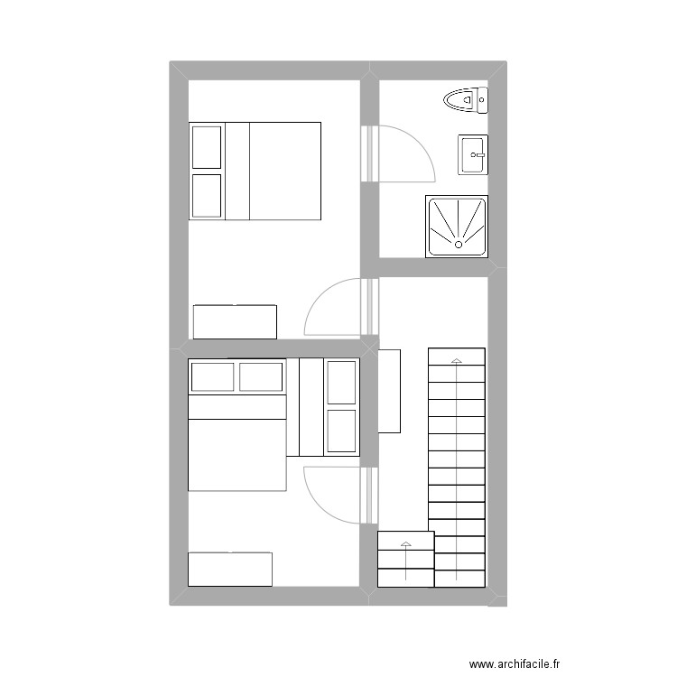 Vielha . Plan de 3 pièces et 28 m2