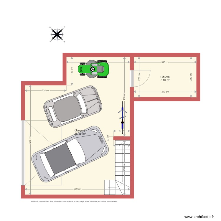 BI 1355 GOETZ  sous sol. Plan de 0 pièce et 0 m2