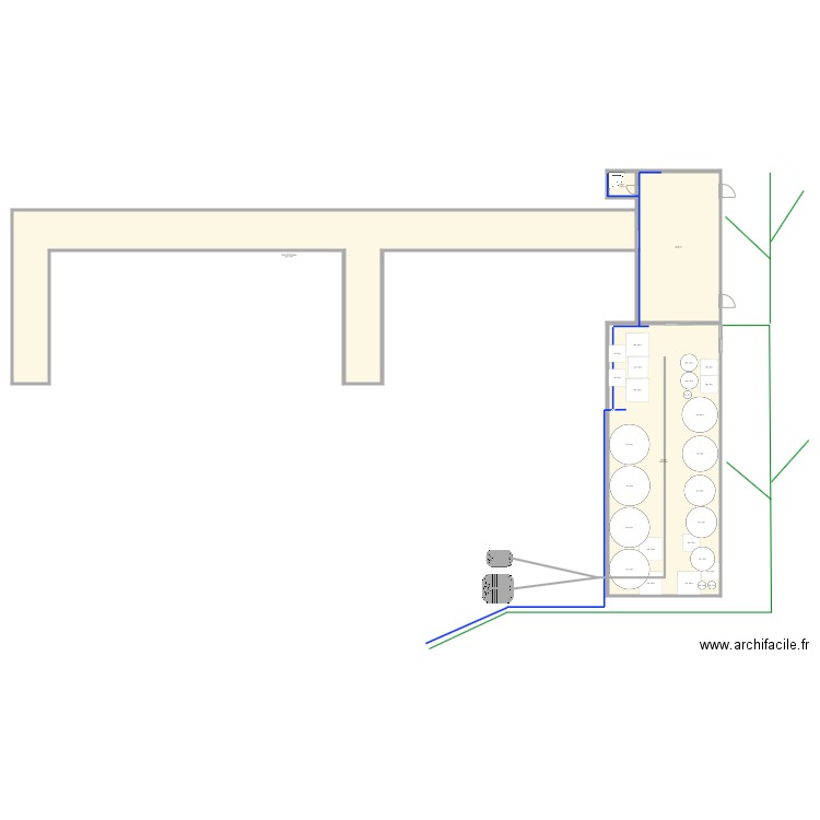 Château Langoiran ICPE. Plan de 0 pièce et 0 m2