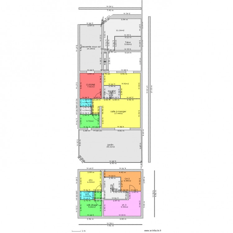 chambon. Plan de 0 pièce et 0 m2