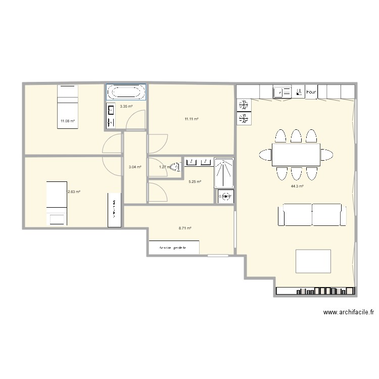 NEW V2. Plan de 0 pièce et 0 m2