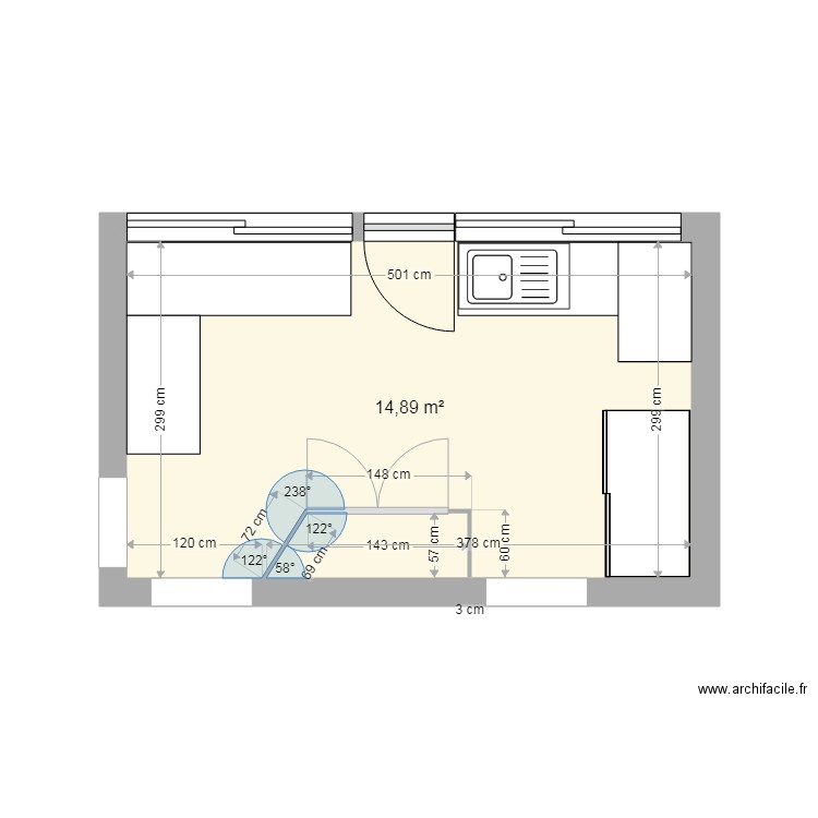 buanderie. Plan de 0 pièce et 0 m2