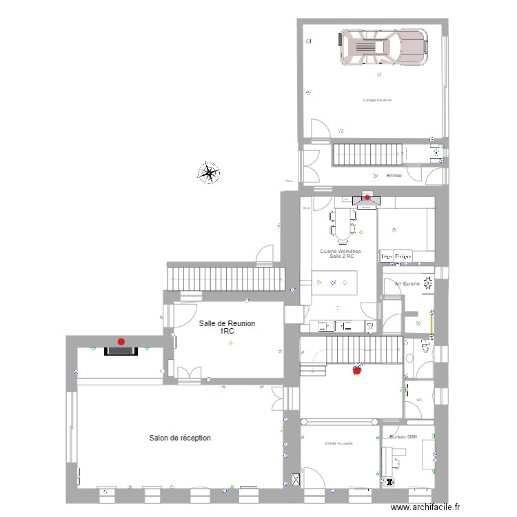 Volume  RC . Plan de 0 pièce et 0 m2