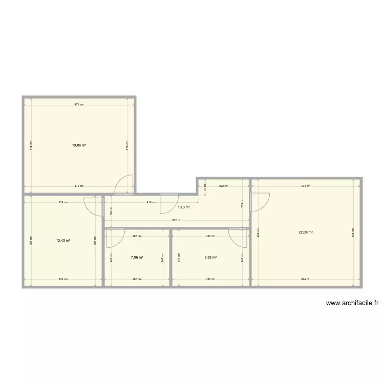 cabinet MEL 2. Plan de 