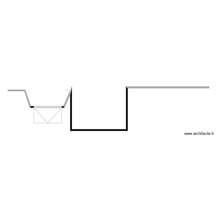 Carport. Plan de 