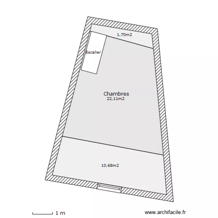 Plan &eacute;tage 2. Plan de 