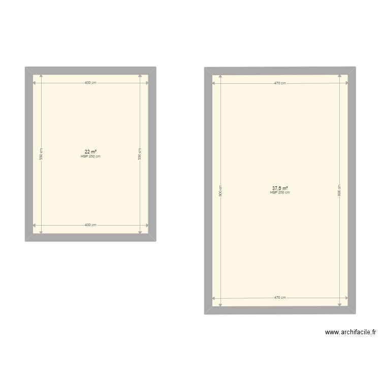 Agence Rexel de Saint Ouen M. ALIBERT. Plan de 2 pièces et 60 m2