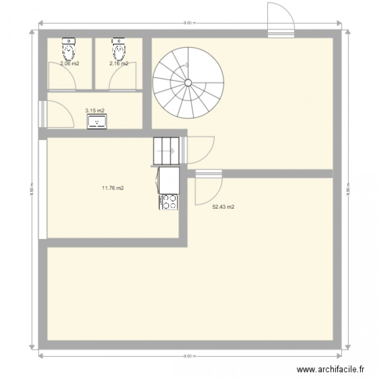 meca arriere. Plan de 0 pièce et 0 m2