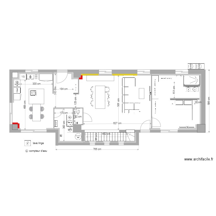 plans intérieurs uniquement v4. Plan de 0 pièce et 0 m2