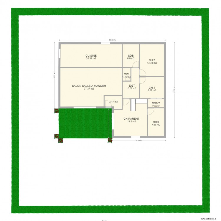 BILOCAN123. Plan de 0 pièce et 0 m2