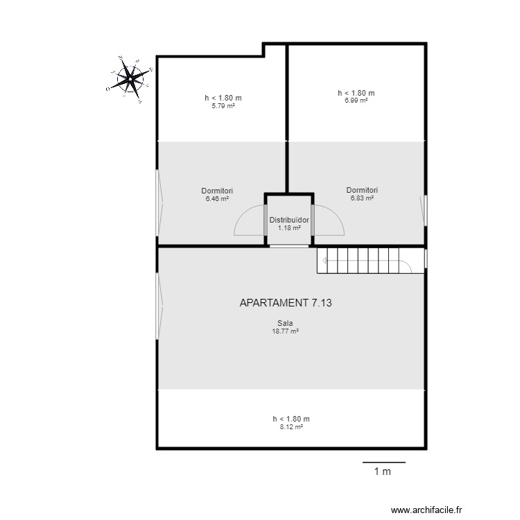 APARTHOTEL PEU DEL RIU 712 713 INCLES CANILLO. Plan de 0 pièce et 0 m2