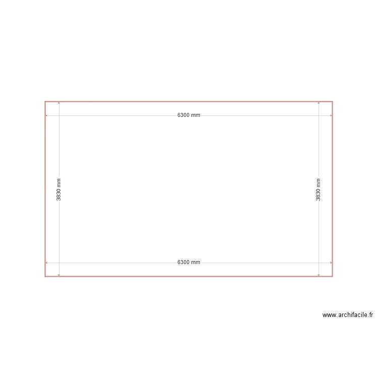 appartement. Plan de 1 pièce et 24 m2