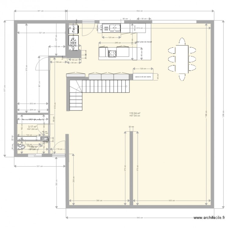 RDC. Plan de 0 pièce et 0 m2