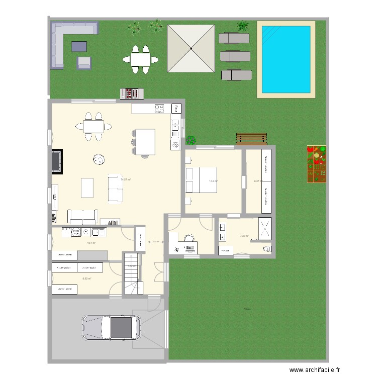 maison greg thibault. Plan de 0 pièce et 0 m2