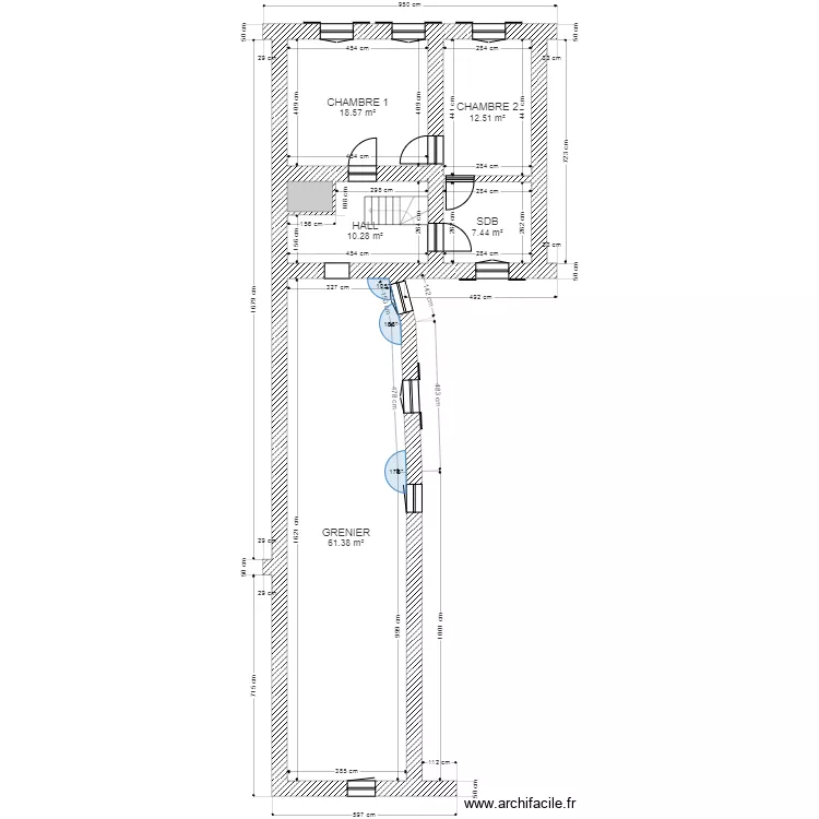 LAMBERT ETAGE. Plan de 