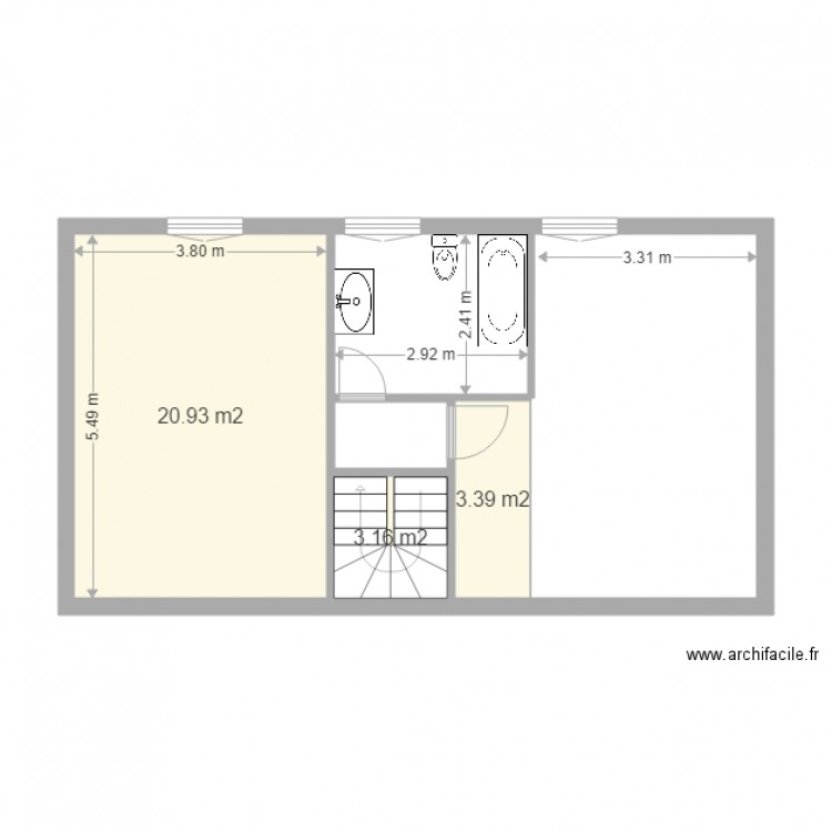 FYE ETAGE3. Plan de 0 pièce et 0 m2