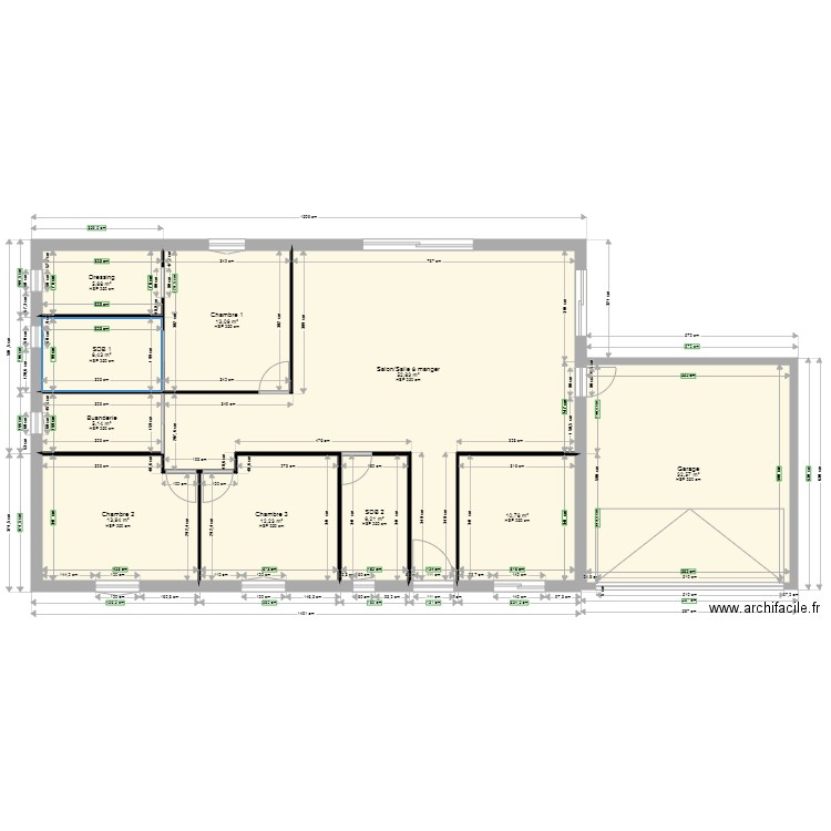 villa travo 2. Plan de 0 pièce et 0 m2