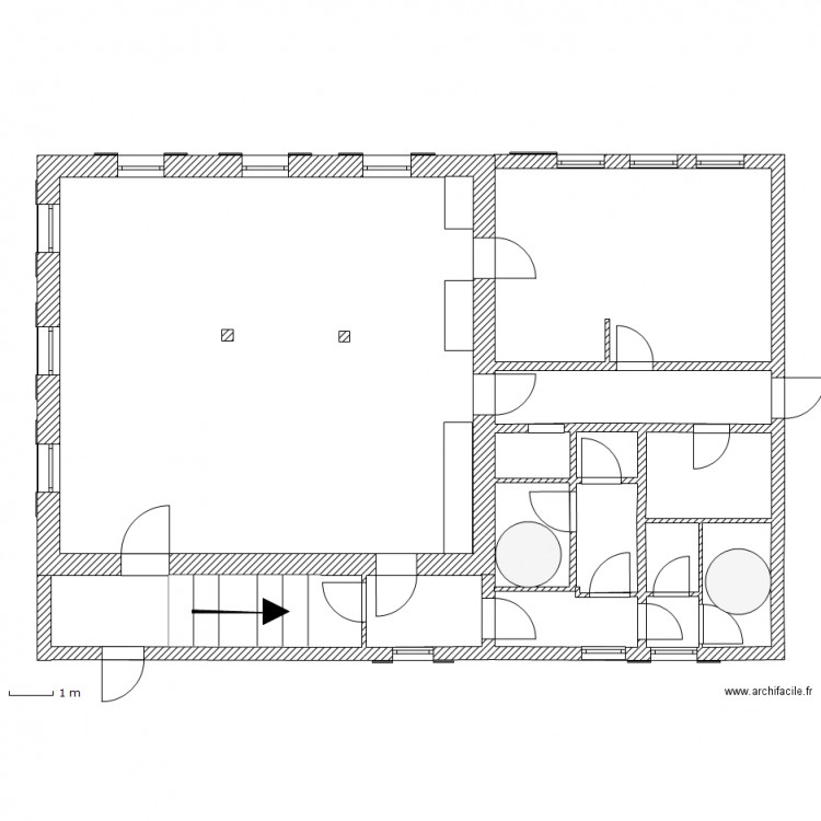 TEC RdC Situation future. Plan de 0 pièce et 0 m2