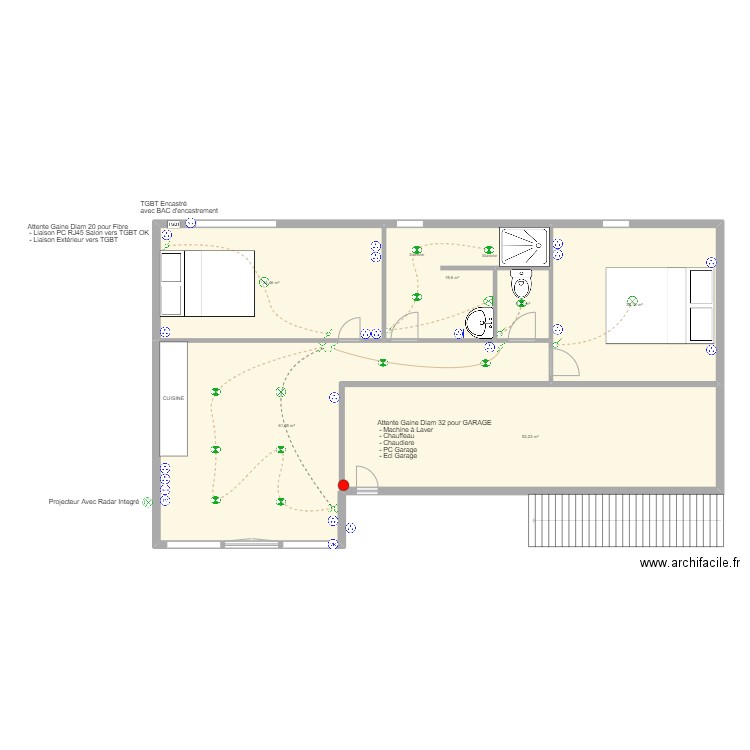 plan boulot. Plan de 0 pièce et 0 m2
