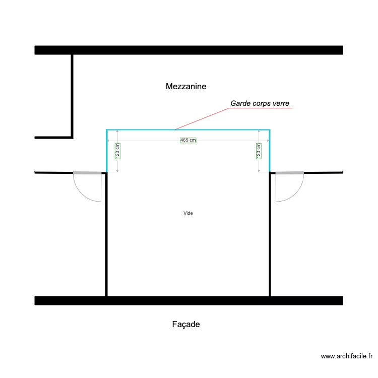 Mezzanine. Plan de 