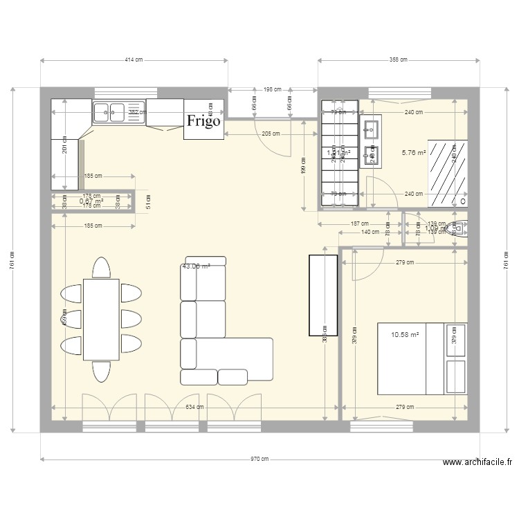 le MAZET. Plan de 0 pièce et 0 m2