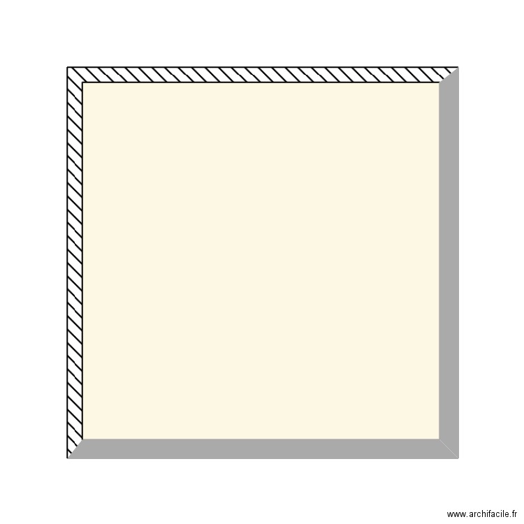 SI2. Plan de 1 pièce et 23 m2