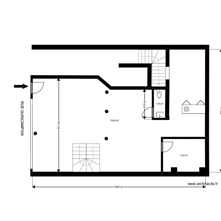 ETAGE EXISTANT OK. Plan de 