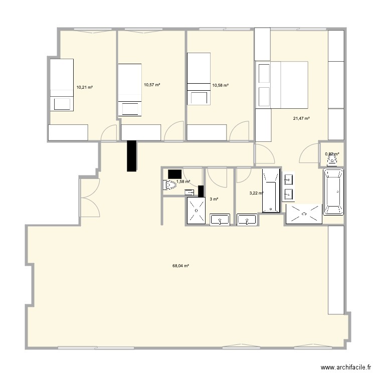 BF 22. Plan de 0 pièce et 0 m2