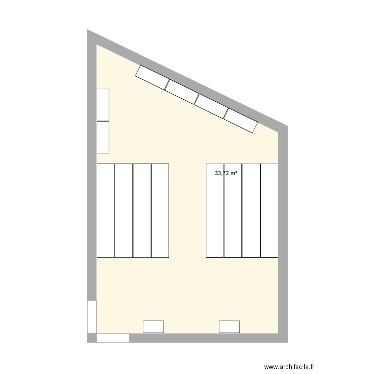 mc kinley zonne stockage. Plan de 1 pièce et 34 m2