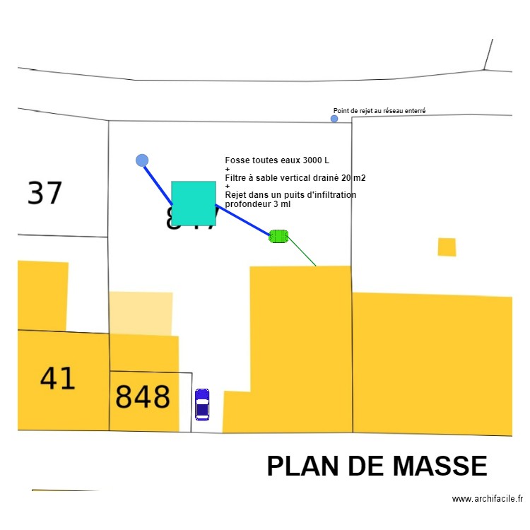 Paset. Plan de 0 pièce et 0 m2