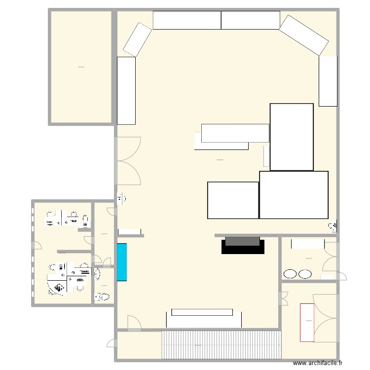 plan atelier aci . Plan de 8 pièces et 988 m2