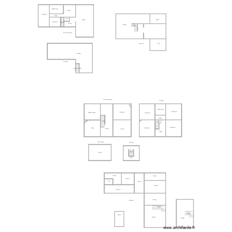 rocquigny ssn. Plan de 