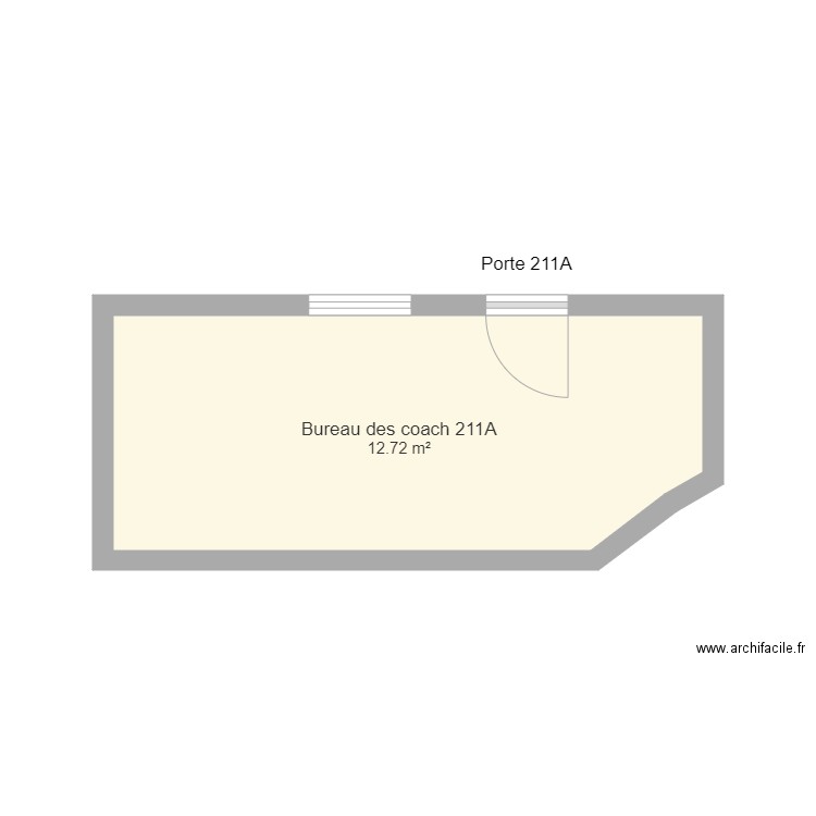 Bureau des coachs 211. Plan de 0 pièce et 0 m2