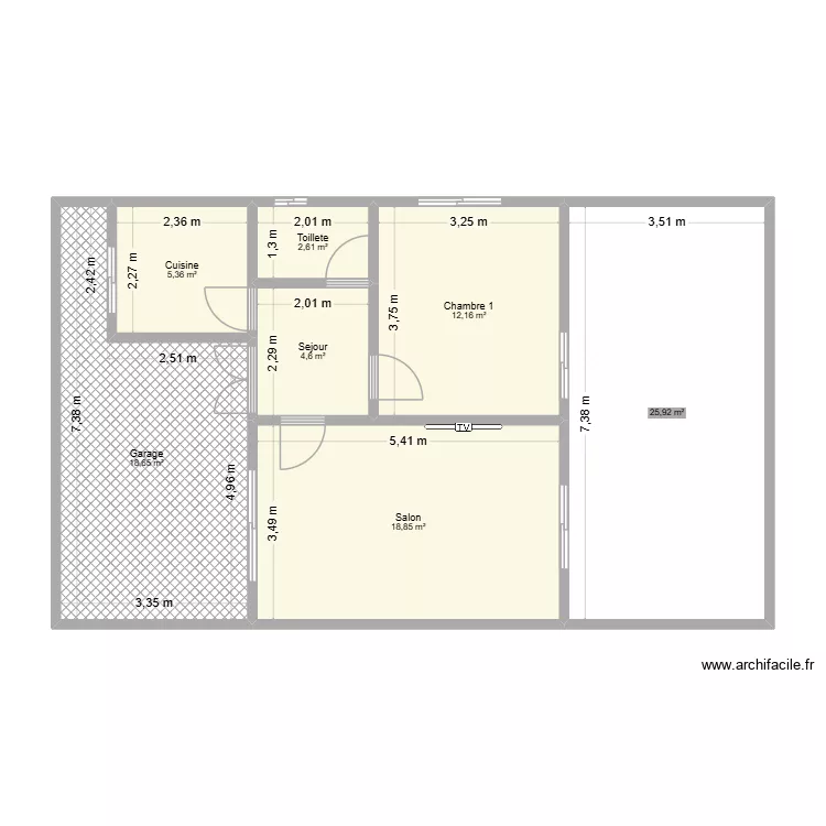 Seydou ZERBO. Plan de 7 et 88 m² Seydou ZERBO. Plan de 7 et 88 m²
