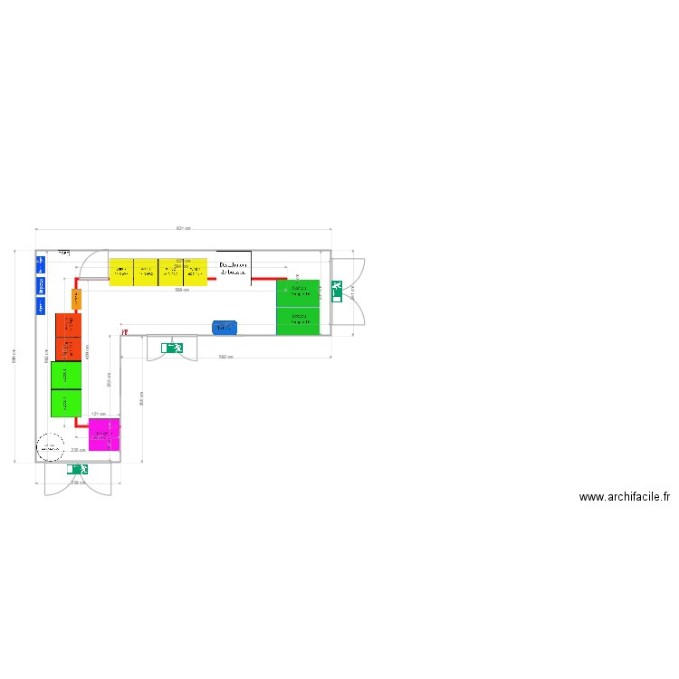 CONTAINER LAVERIE EMILE LAURENCE ST2P 20 pieds. Plan de 0 pièce et 0 m2