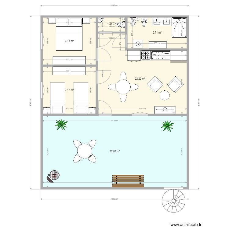 VIVIANE EUGENE PIANO SOPRA. Plan de 0 pièce et 0 m2