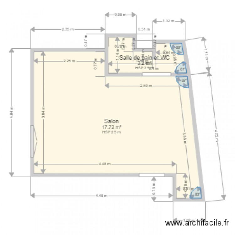 AMESIEU. Plan de 0 pièce et 0 m2