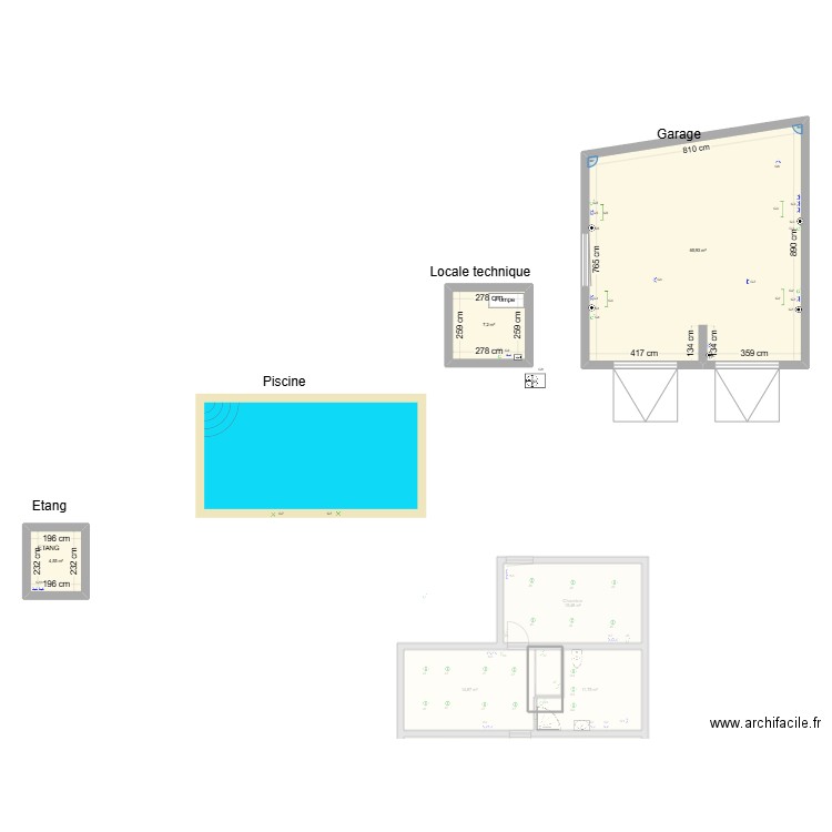 Extention anderlues. Plan de 0 pièce et 0 m2