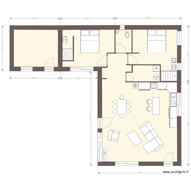 Maison projet Solerieux v4 Part 1. Plan de 0 pièce et 0 m2