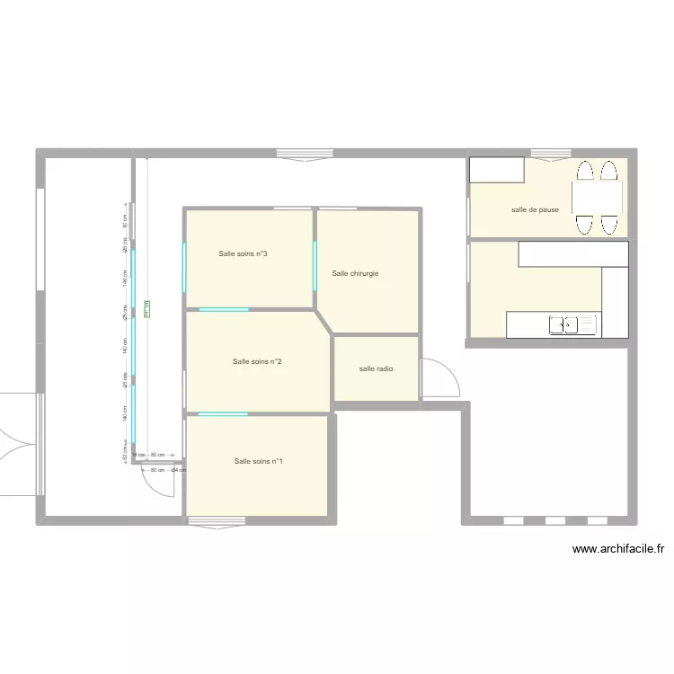 am&eacute;nagement. Plan de 