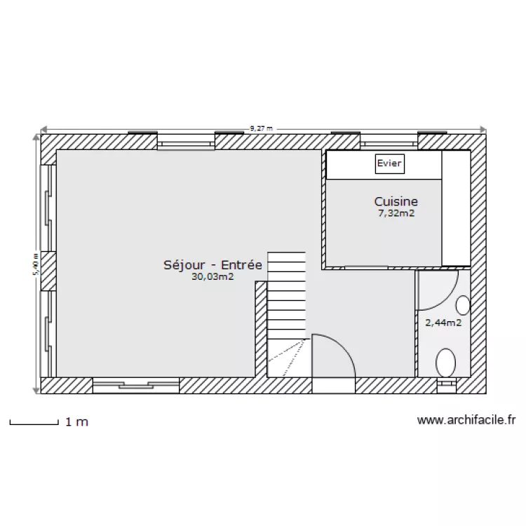 Projet Gatines RDC 80 V2. Plan de 