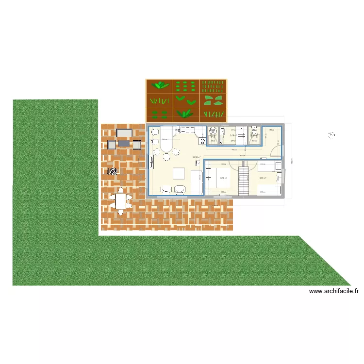 Atelier. Plan de 6 et 56 m² Atelier. Plan de 6 et 56 m²