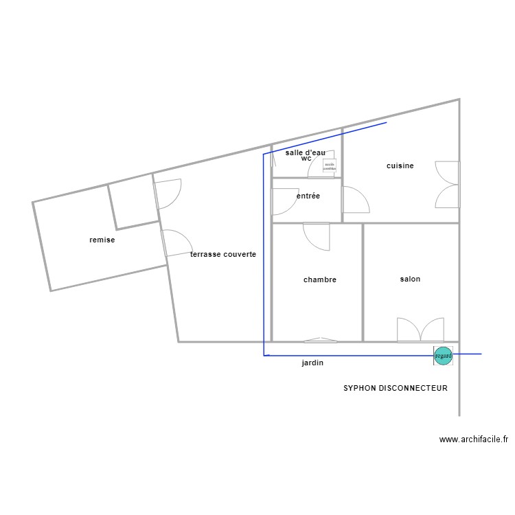 piveteau maison ASS. Plan de 0 pièce et 0 m2