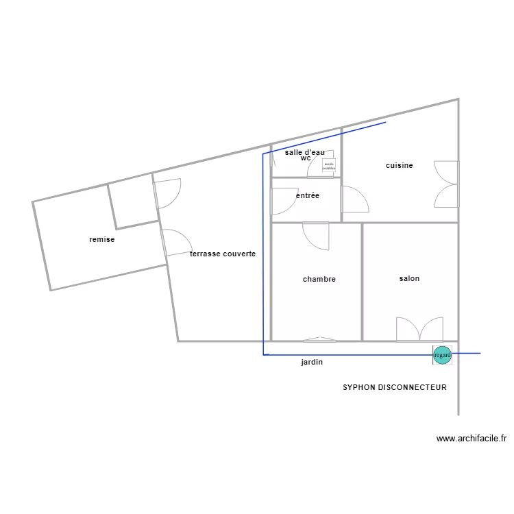 piveteau maison ASS. Plan de 