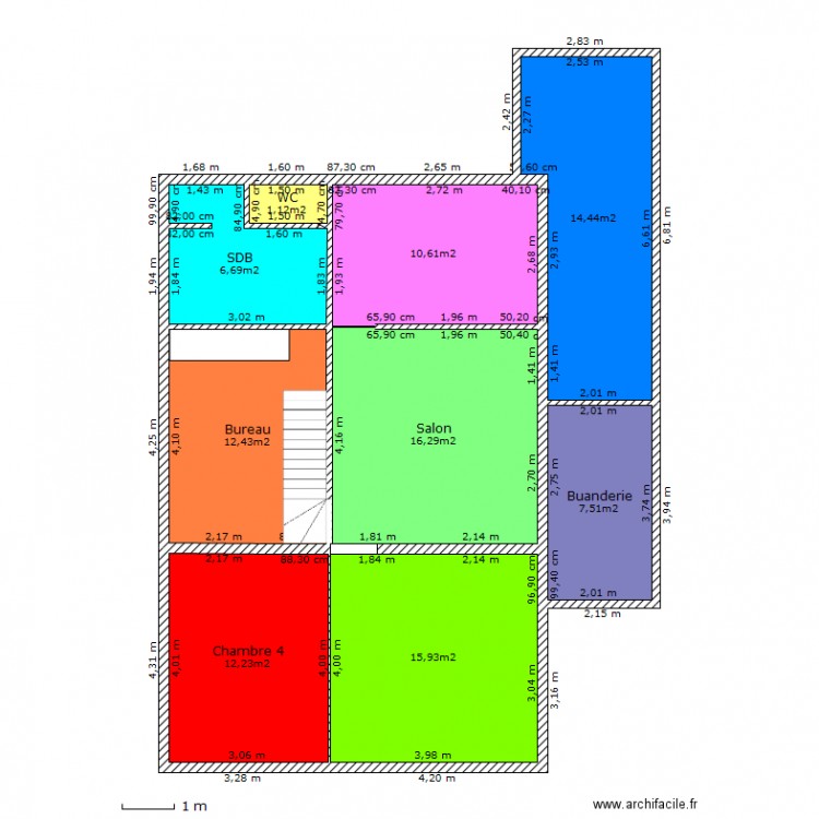 RIS RDC PROJET 2. Plan de 0 pièce et 0 m2