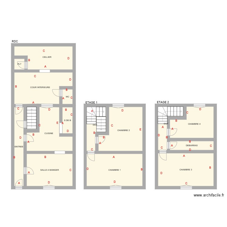 bardou. Plan de 0 pièce et 0 m2