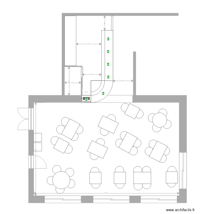 FLORA TRISTAN  REFECTOIRE. Plan de 0 pièce et 0 m2